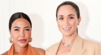Meghan Markle enjoys star-studded Los Angeles vegan dinner for some of Tinseltown's most influential women who 'own their power' in latest step of her 'Meghan 3.0' relaunch