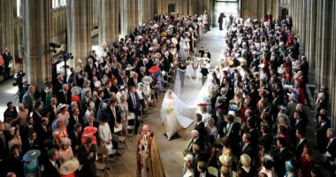 Meghan and Kate's feud was rumoured to have started BEFORE the wedding - but did Kate hand her the bouquet on the big day?