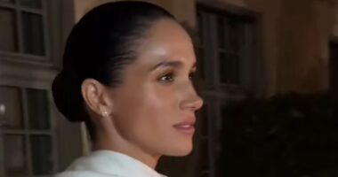 Meghan is ridiculed for her 'Zoolander' walk for cameras in Paris