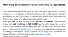 Microsoft Australia is facing court action for allegedly misleading 2.7 million Australians into buying a more expensive subscription plan that includes its AI bot Copilot.