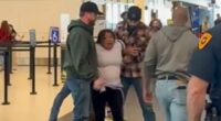 Migrant wails 'Help me, I have my papers' as she's detained at airport
