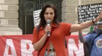 Moment NHS junior doctor describes armed Palestinian fighters as 'heroes' as she faces second tribunal over 'antisemitic' outbursts