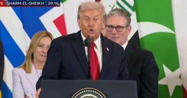 Moment Starmer thought Trump was inviting him to speak at Gaza summit