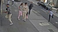 Moment Tim Horton boss chases Algerian migrant who snatched £65k watch