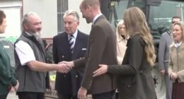 Moment William reassures Kate with secret gesture in Northern Ireland