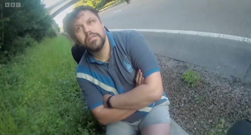 Moment van driver is told he had killed a Team GB triathlete