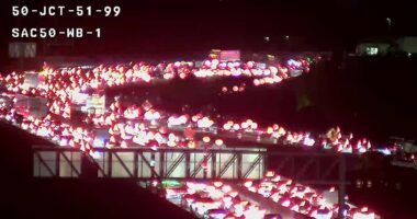 Multiple people critically injured in helicopter crash on freeway