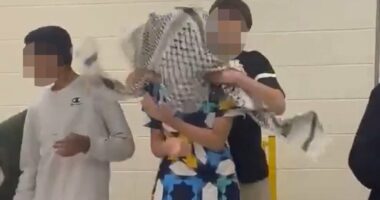 Muslim students at America's top performing public school suspended over controversial kidnapping 'skit'