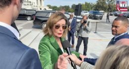 Nancy Pelosi explodes at reporter as she's escorted down Capitol steps