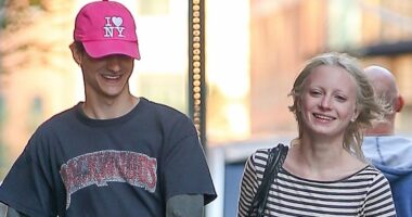 Naomi Watts's daughter Kai Schreiber, 16, holds hands with mystery man