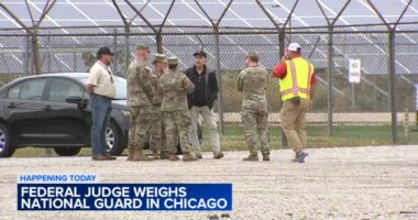 National Guard Chicago news: Judge to consider extension of order temporarily blocking National Guard in Chicago area