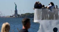 National parks will remain 'generally' open during the shutdown, but Liberty Bell doors are closed
