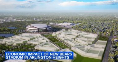New Bears stadium renderings released, along with report on projected cost, economic impact of Arlington Heights, Illinois project