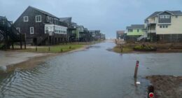 New Jersey declares emergency as nor'easter approaches, while Alaska flooding carries away homes