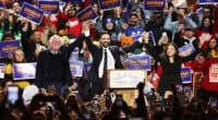 New York mayoral candidate Zohran Mamdani rallies voters with support from Bernie Sanders and AOC