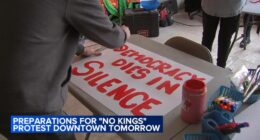 'No Kings' protest Chicago: Demonstrators preparing to gather downtown in Grant Park on Saturday to oppose Trump administration