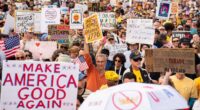 'No Kings' protests against Pres. Donald Trump bring a street party vibe to cities nationwide