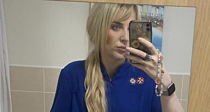 Nurse, 30, who wants to be a 'role model' for her patients shed 14st after £4,200 surgery - because she was 'hobbling' home after 13-hour shifts and suffered 'heart palpitations'