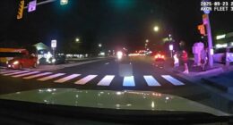 Officer ran over pedestrian who was hit by a car: Police