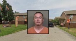 On-duty cop allegedly points gun at estranged girlfriend