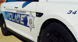 One hospitalized following two-vehicle Champaign crash