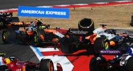 Oscar Piastri and Lando Norris crash AGAIN: McLaren in turmoil as two stars collide on first corner