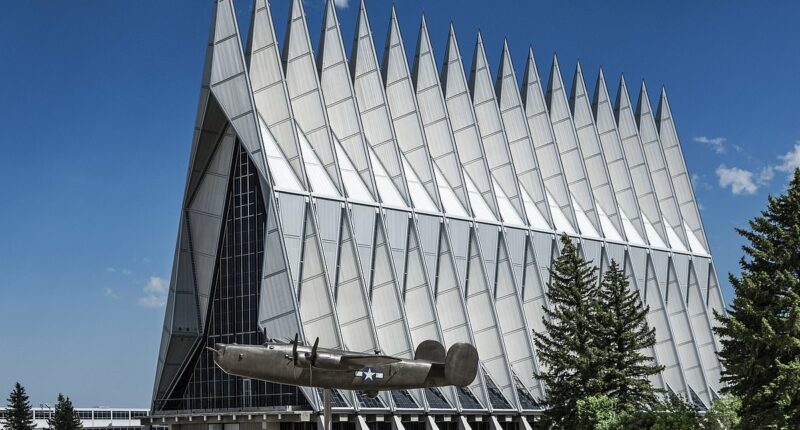 Outraged Trump blasts $335m cost of restoring CHAPEL on Air Force base