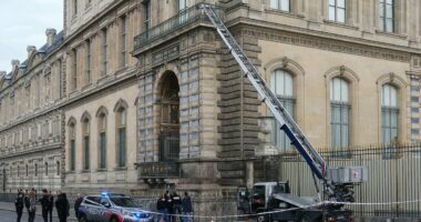 Pair arrested over Louvre £76million were trying to flee to Africa