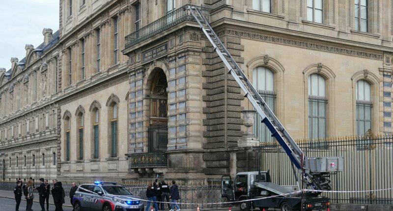 Pair arrested over Louvre £76million were trying to flee to Africa