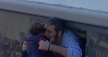 Palestinian prisoners arrive in Khan Younis