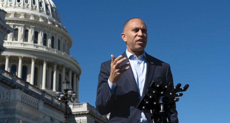 Pardoned Capitol rioter charged with threatening to kill Hakeem Jeffries
