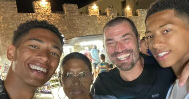 Parents of England star Jude Bellingham and his brother Jobe split: Couple end marriage as 'silver fox' father ex-policeman Mark grows close to another divorced mum-of-two