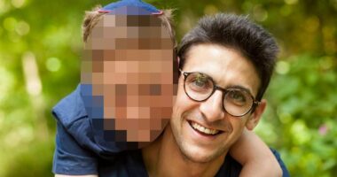 Pictured: Hero dad who bravely barricaded synagogue door during attack