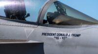 President Donald Trump celebrates the Navy's 250th anniversary in the midst of the shutdown at Naval Station Norfolk, Virginia