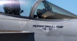 President Donald Trump celebrates the Navy's 250th anniversary in the midst of the shutdown at Naval Station Norfolk, Virginia