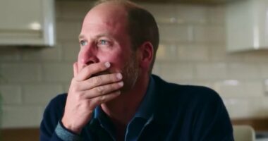 Prince William is emotional in conversation with grieving widow