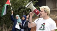 Pro-Palestine students chant 'from the river to the sea'