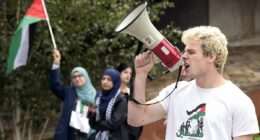 Pro-Palestine students chant 'from the river to the sea'