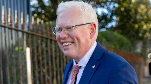NSW independent MP Gareth Ward outside court.