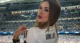 Real Madrid star Vinicius Jnr issues apology to glamorous presenter after she discovered he had been messaging a model behind her back