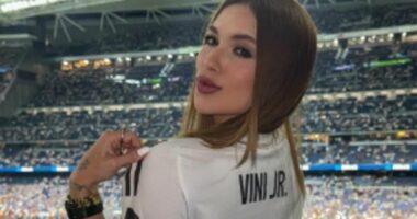 Real Madrid star Vinicius Jnr issues apology to glamorous presenter after she discovered he had been messaging a model behind her back