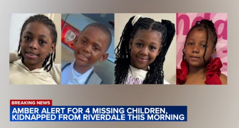 Riverdale Amber Alert Illinois today: Police searching for kidnapping suspect Austin Bell, 4 kids, stolen car silver Acura MDX