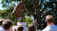 Rosa Parks and Helen Keller statues unveiled at the Alabama Capitol