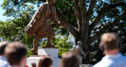 Rosa Parks and Helen Keller statues unveiled at the Alabama Capitol