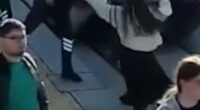 Security guard rescues woman from path of oncoming tram