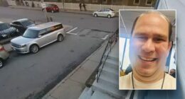 Security video captures moment former mayor stabbed multiple times outside his blue state business