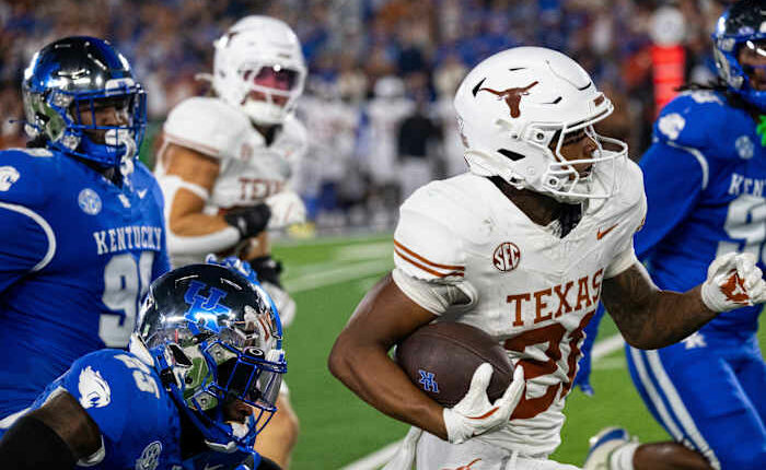 Shipley kicks 45-yard FG in OT to lift No. 21 Texas to 16-13 win at Kentucky