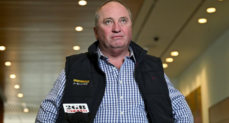 Shock as Barnaby Joyce announces he will NOT run in the next election