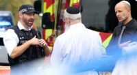 Shock in Jewish community after four stabbed outside synagogue