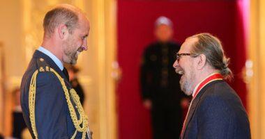 Sir Gary Oldman reveals Slow Horses fan Prince William told him he wants to give his 'greasy' alter-ego Jackson Lamb 'a good wash' - as he breaks his silence on the 'incredible honour' of being knighted